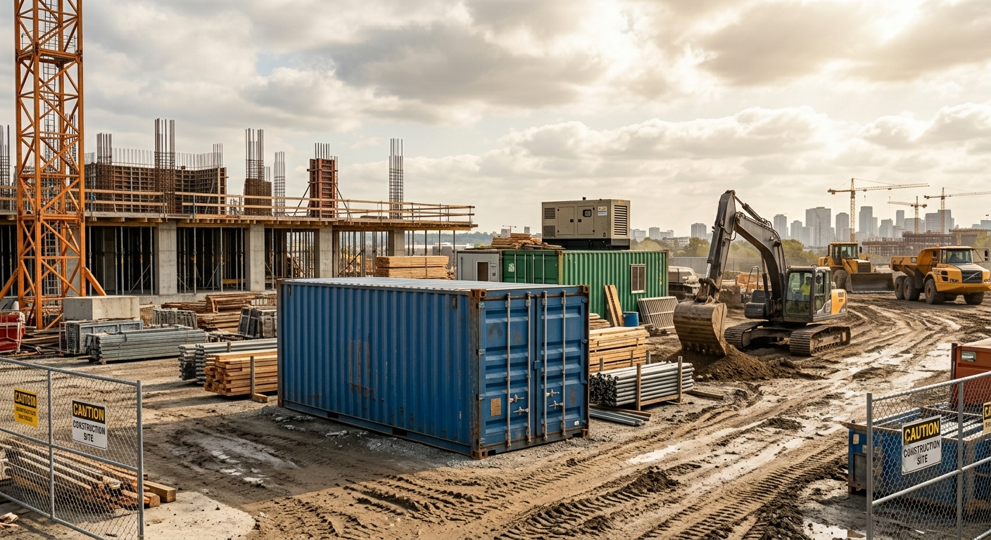 20 Foot Containers for Construction Sites